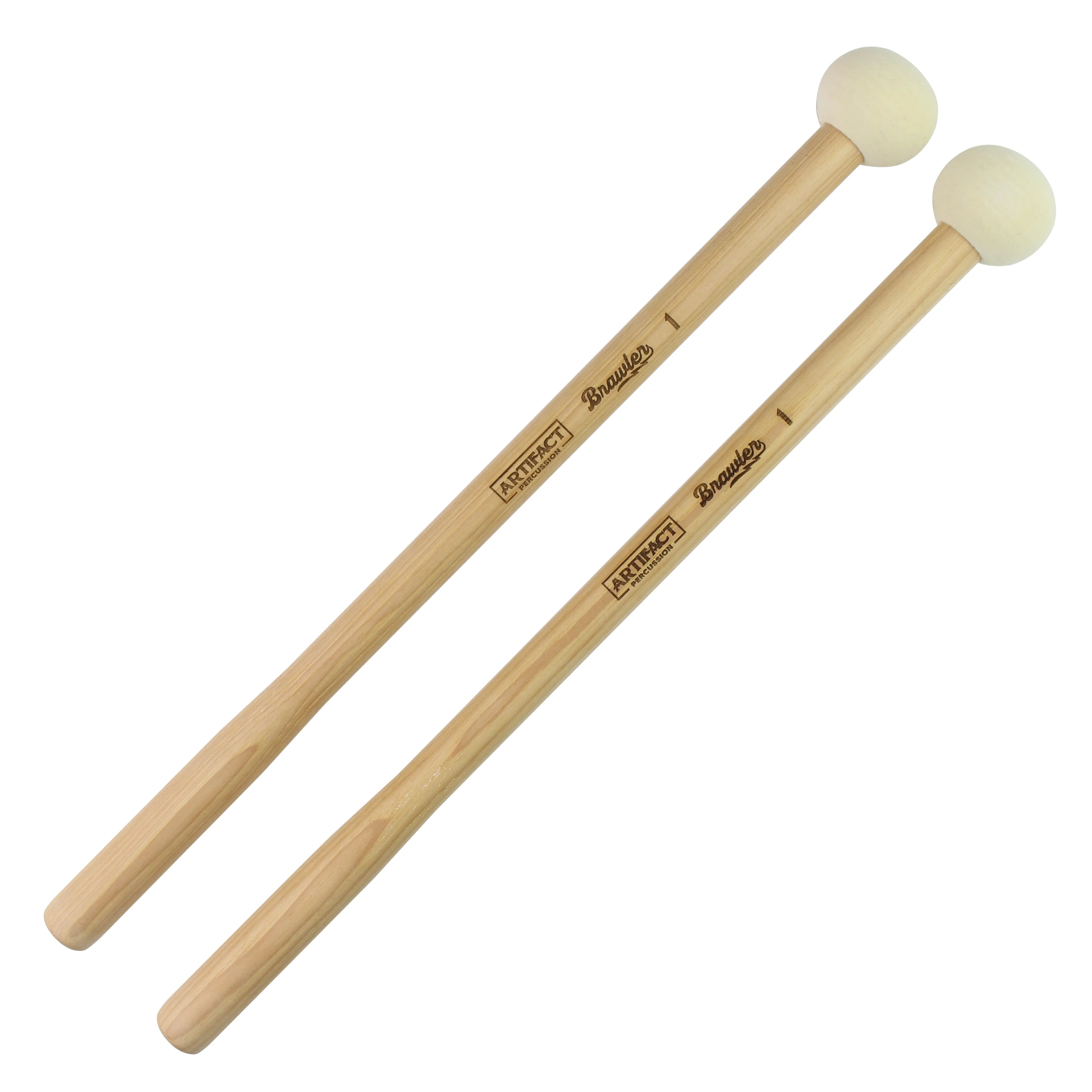 Brawler 1 | Marching Bass Drum Mallets | 16-22" Drums