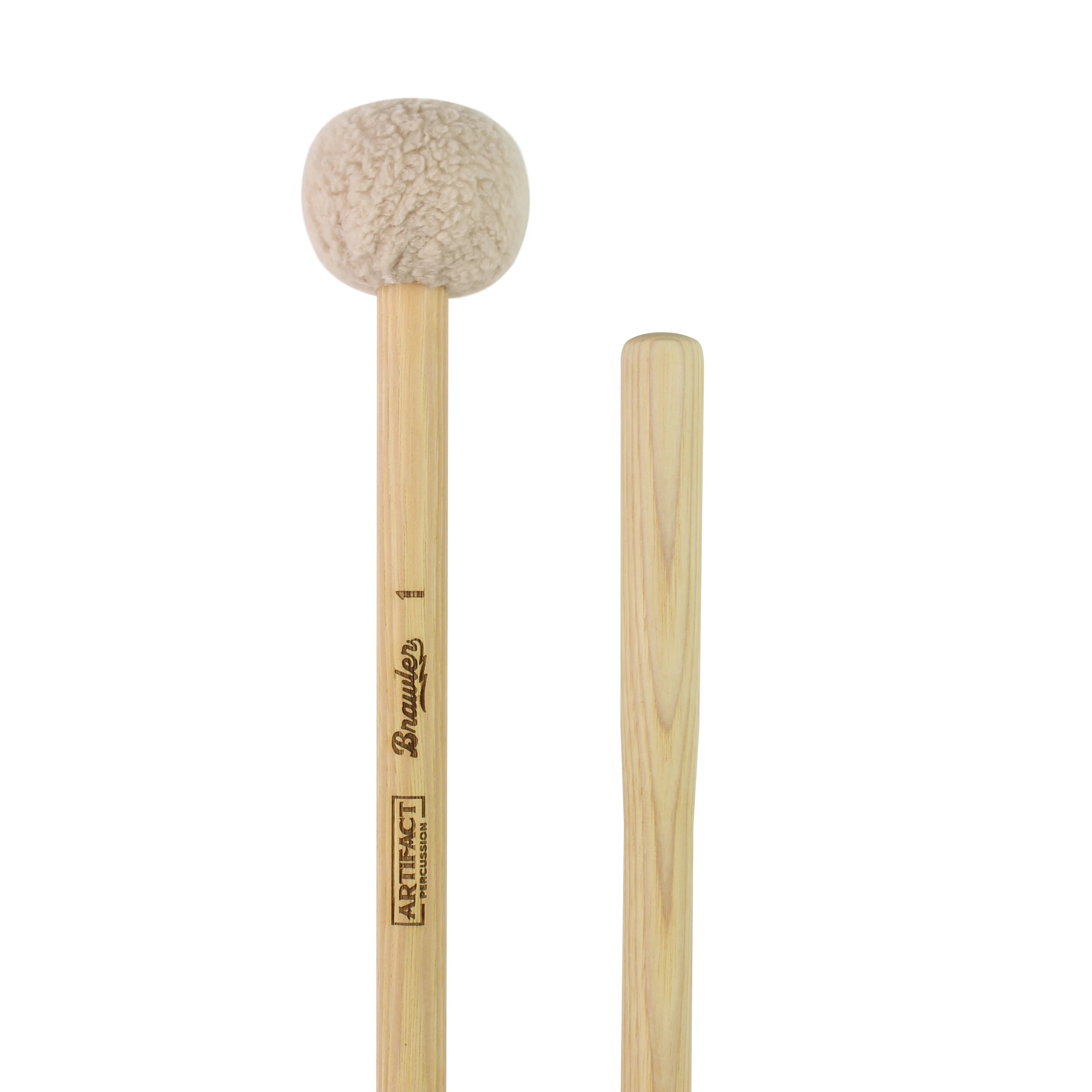 Brawler 1 Puffy | Marching Bass Drum Mallets | 16-22" Drums