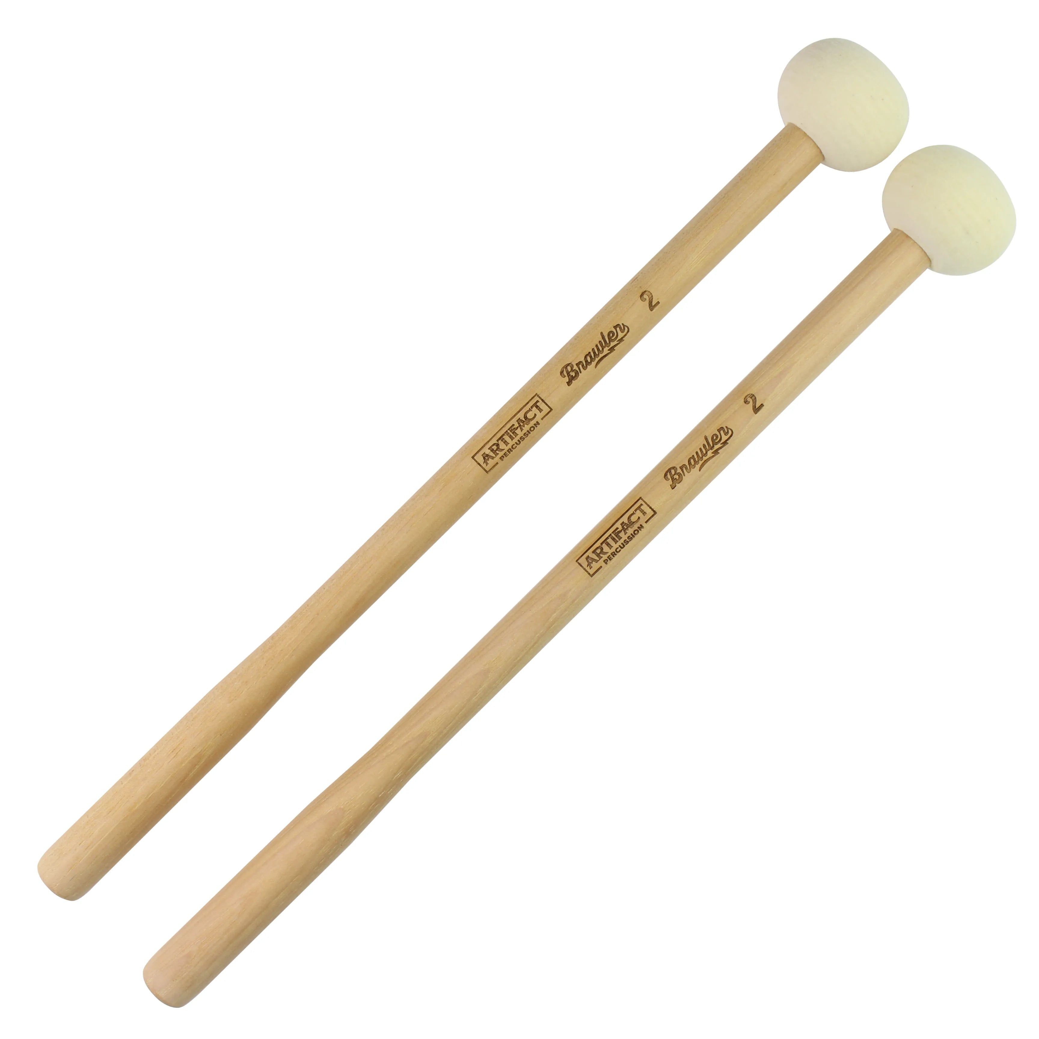Brawler 2 | Marching Bass Drum Mallets | 22-26" Drums