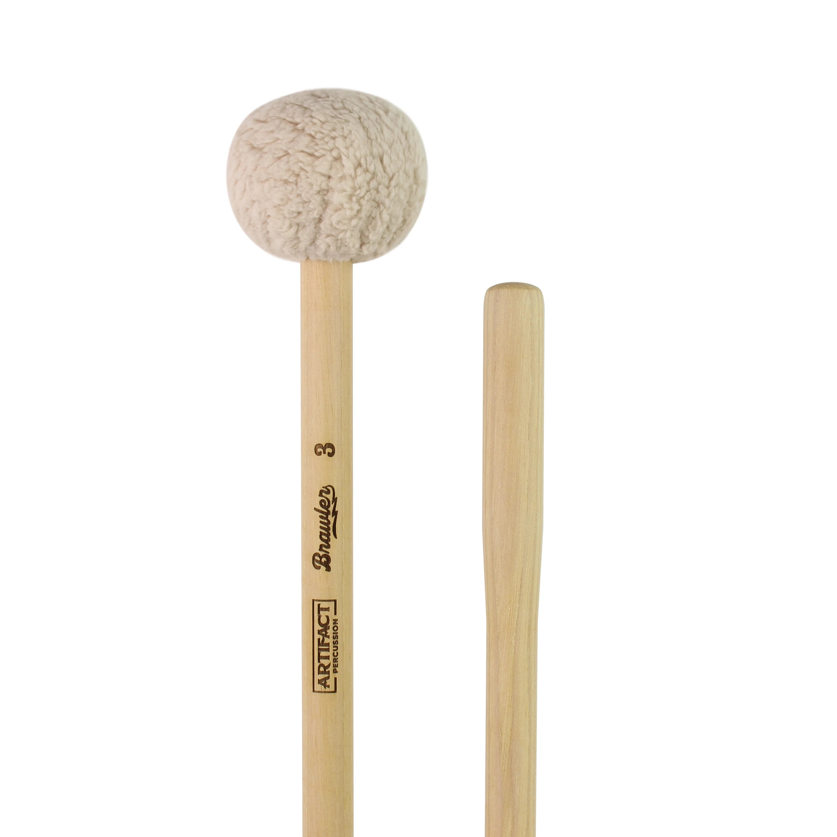 Brawler 3 Puffy | Marching Bass Drum Mallets | 26-28" Drums