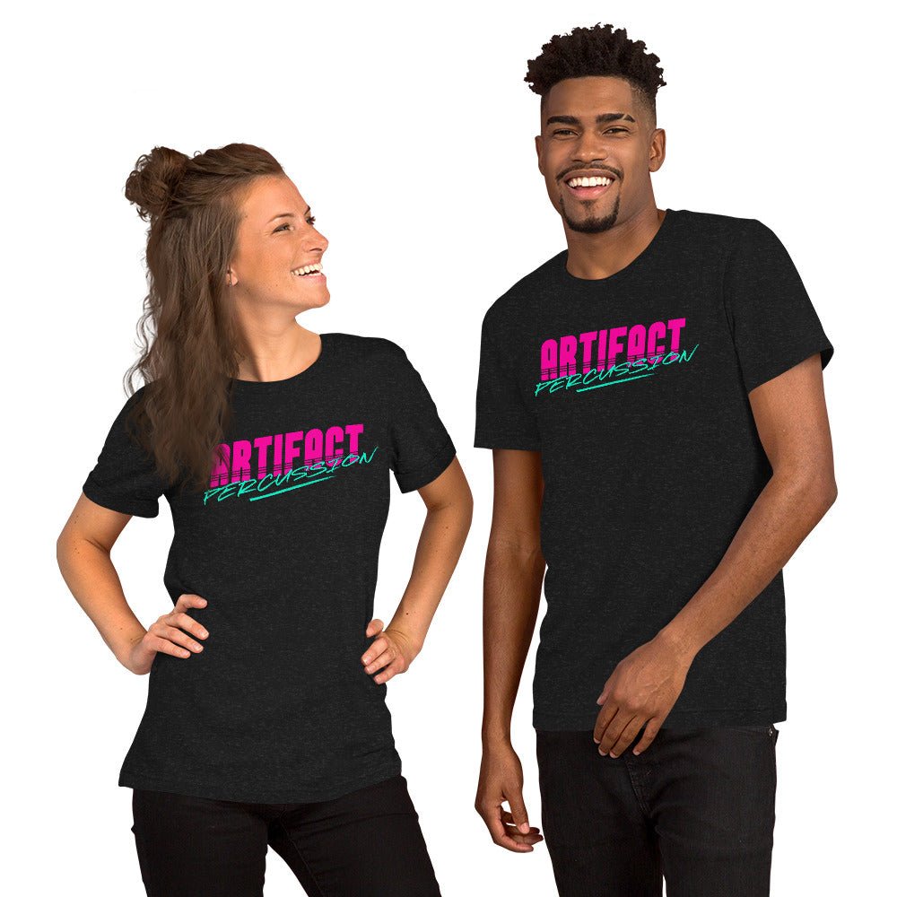 - Artifact Decades Tee | Miami Nights | Unisex Short - sleeve - Artifact Percussion