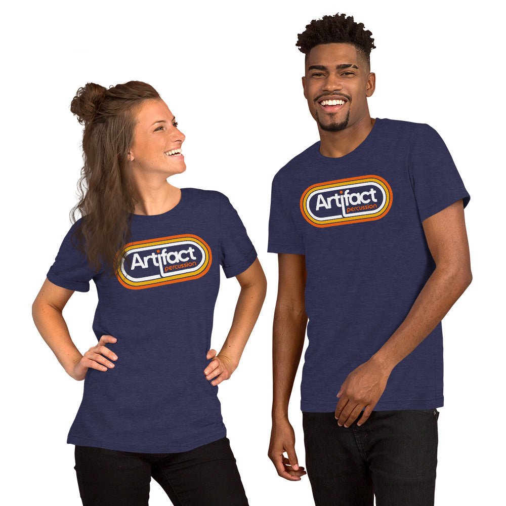 - Artifact Decades Tee | Retro Radiance | Unisex Short - sleeve - Artifact Percussion