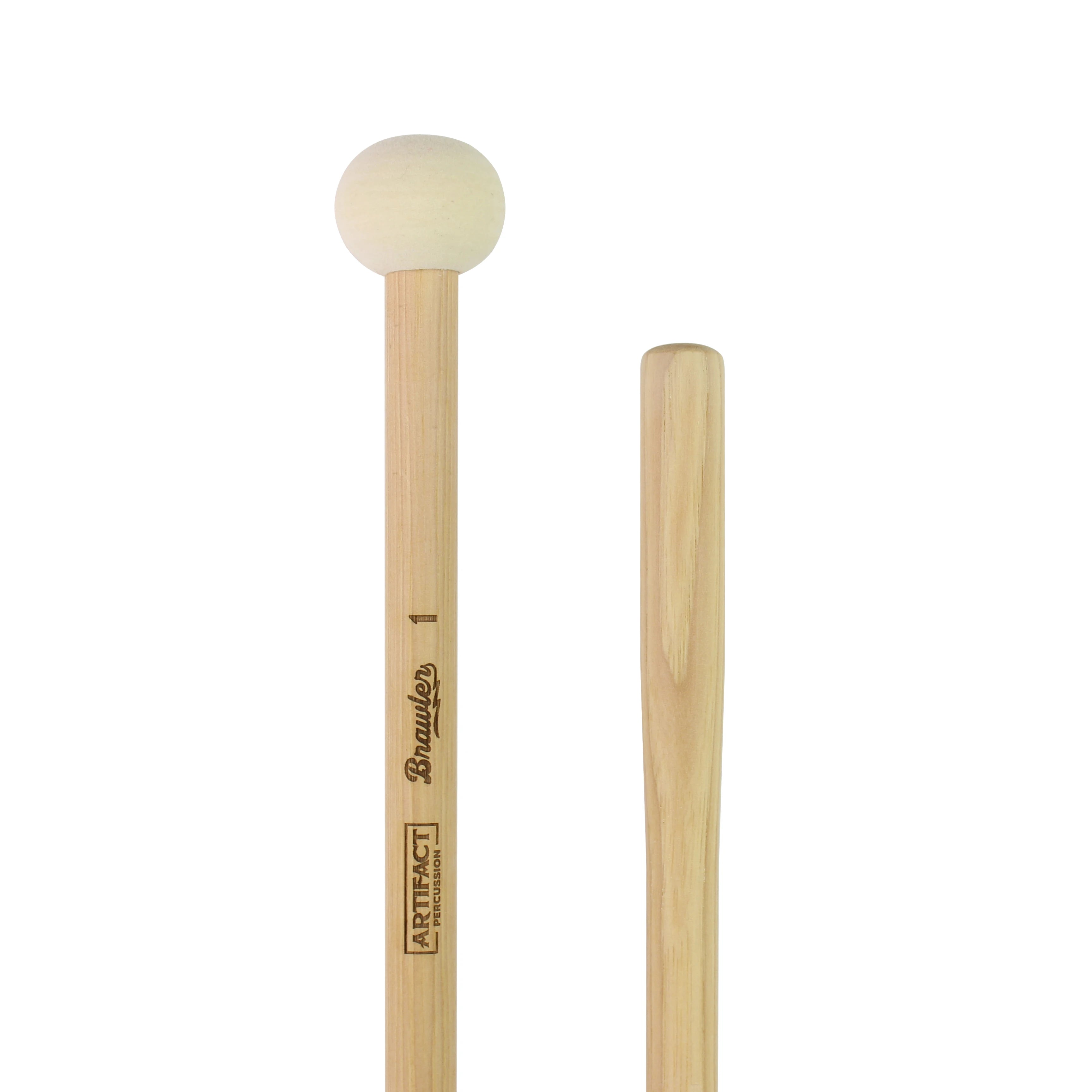 Brawler 1 | Marching Bass Drum Mallets | 16-22" Drums