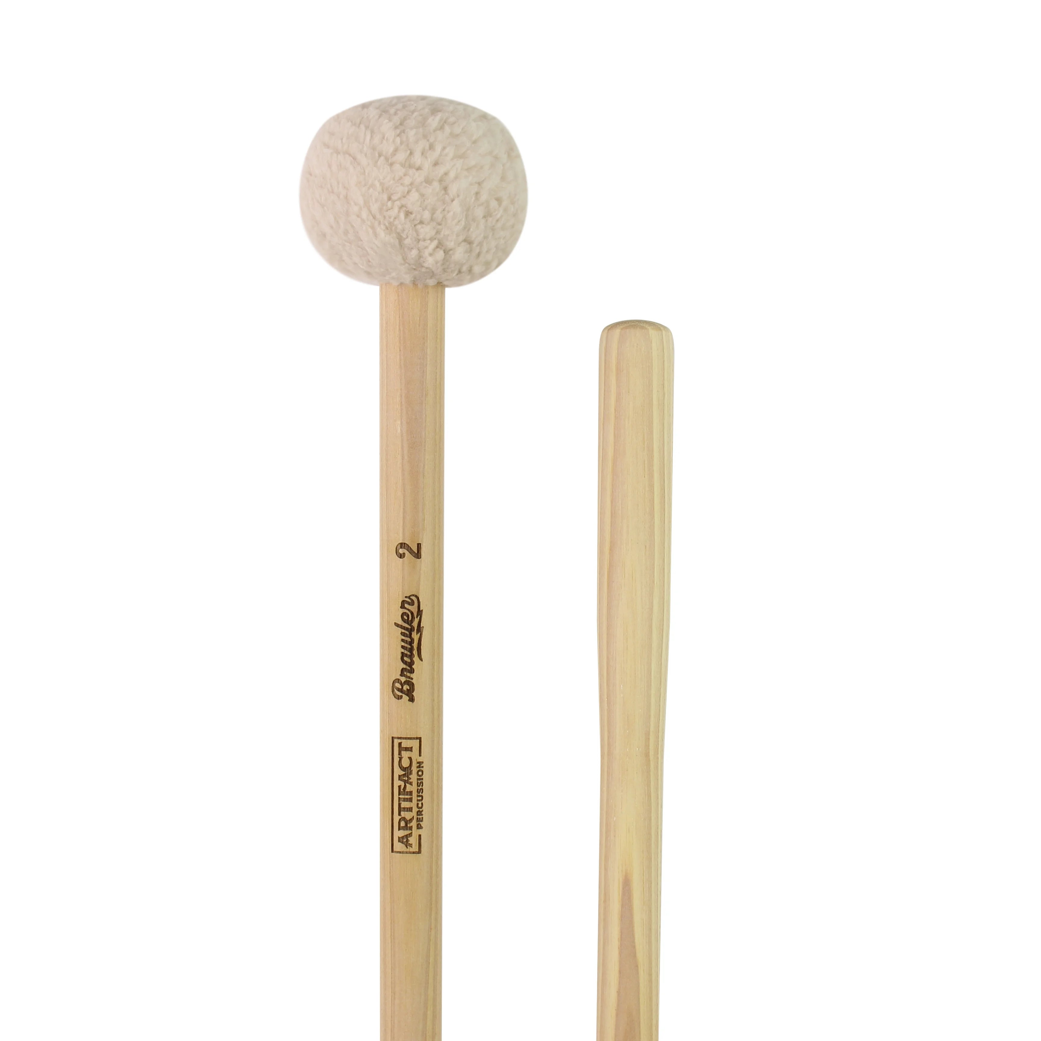 Brawler 2 Puffy | Marching Bass Drum Mallets | 22-26" Drums