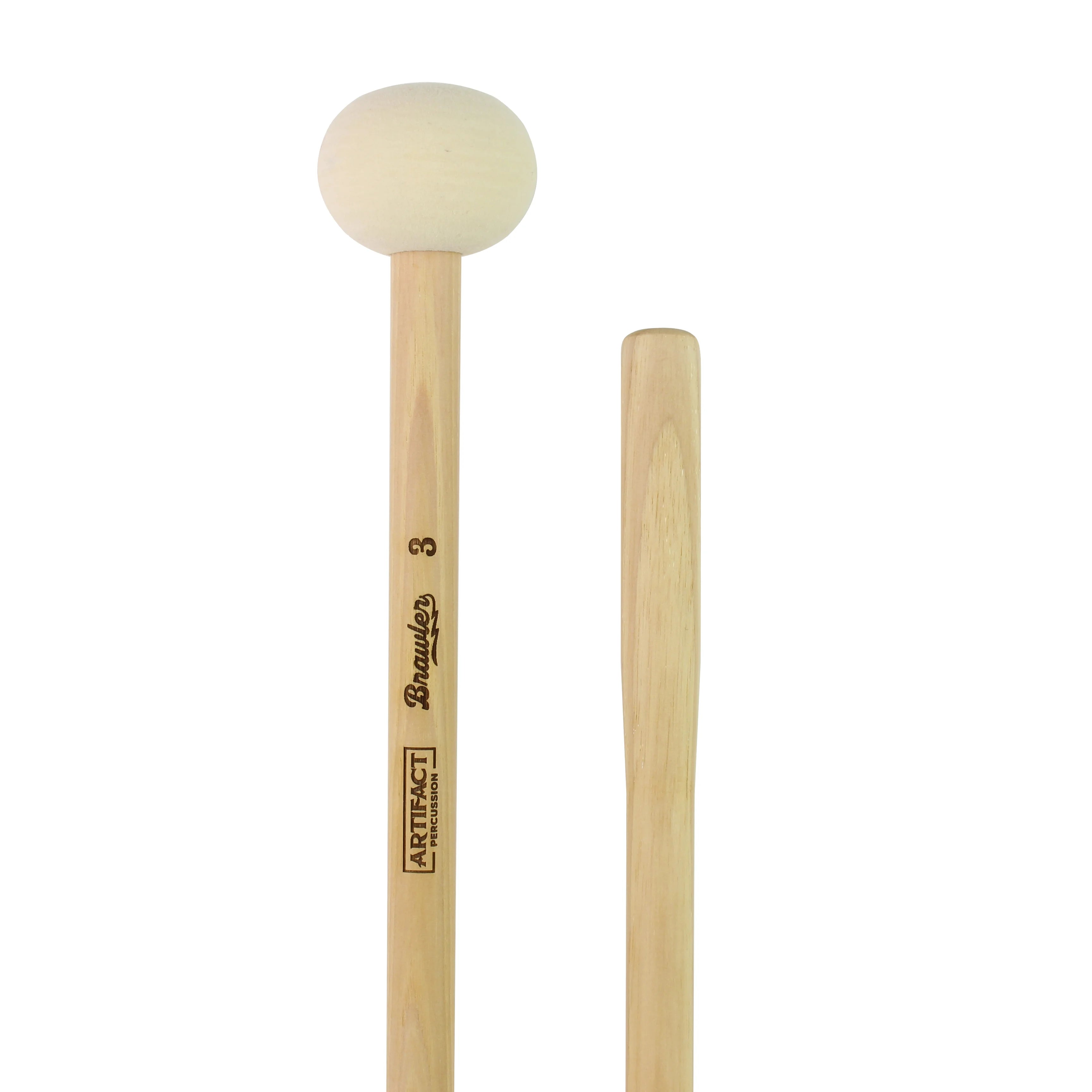 Brawler 3 | Marching Bass Drum Mallets | 26-28" Drums