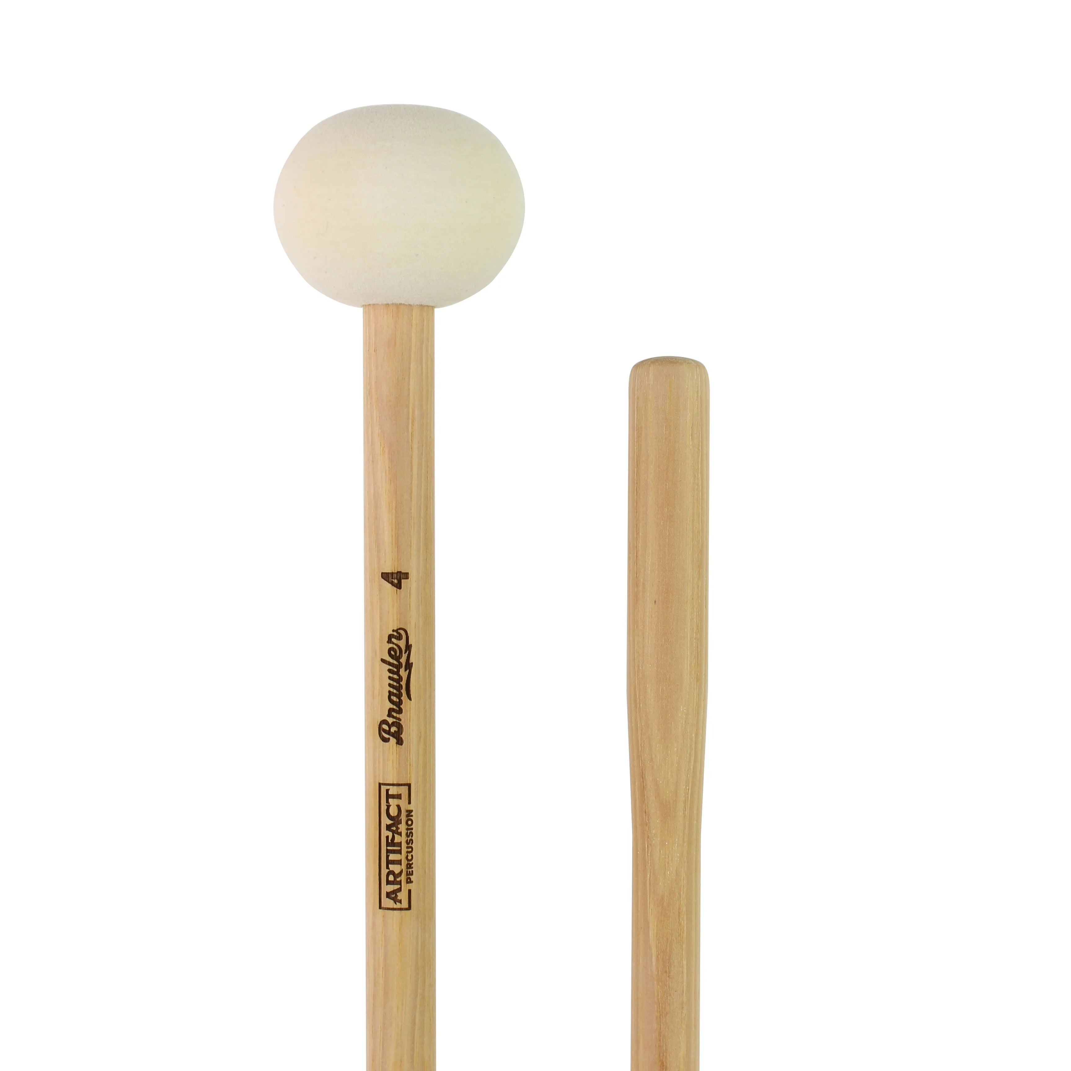 Brawler 4 | Marching Bass Drum Mallets | 28-32" Drums