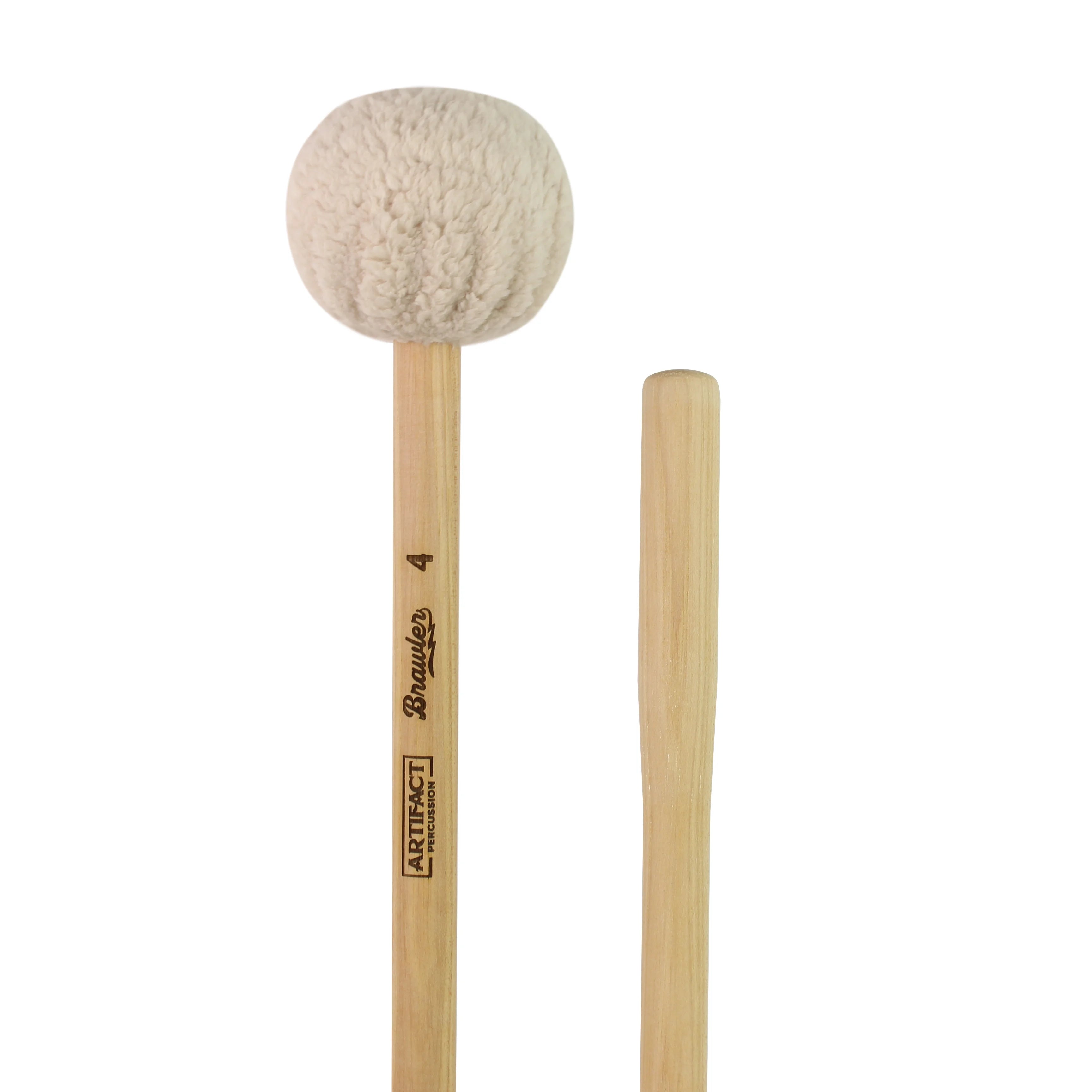 Brawler 4 Puffy | Marching Bass Drum Mallets | 28-32" Drums