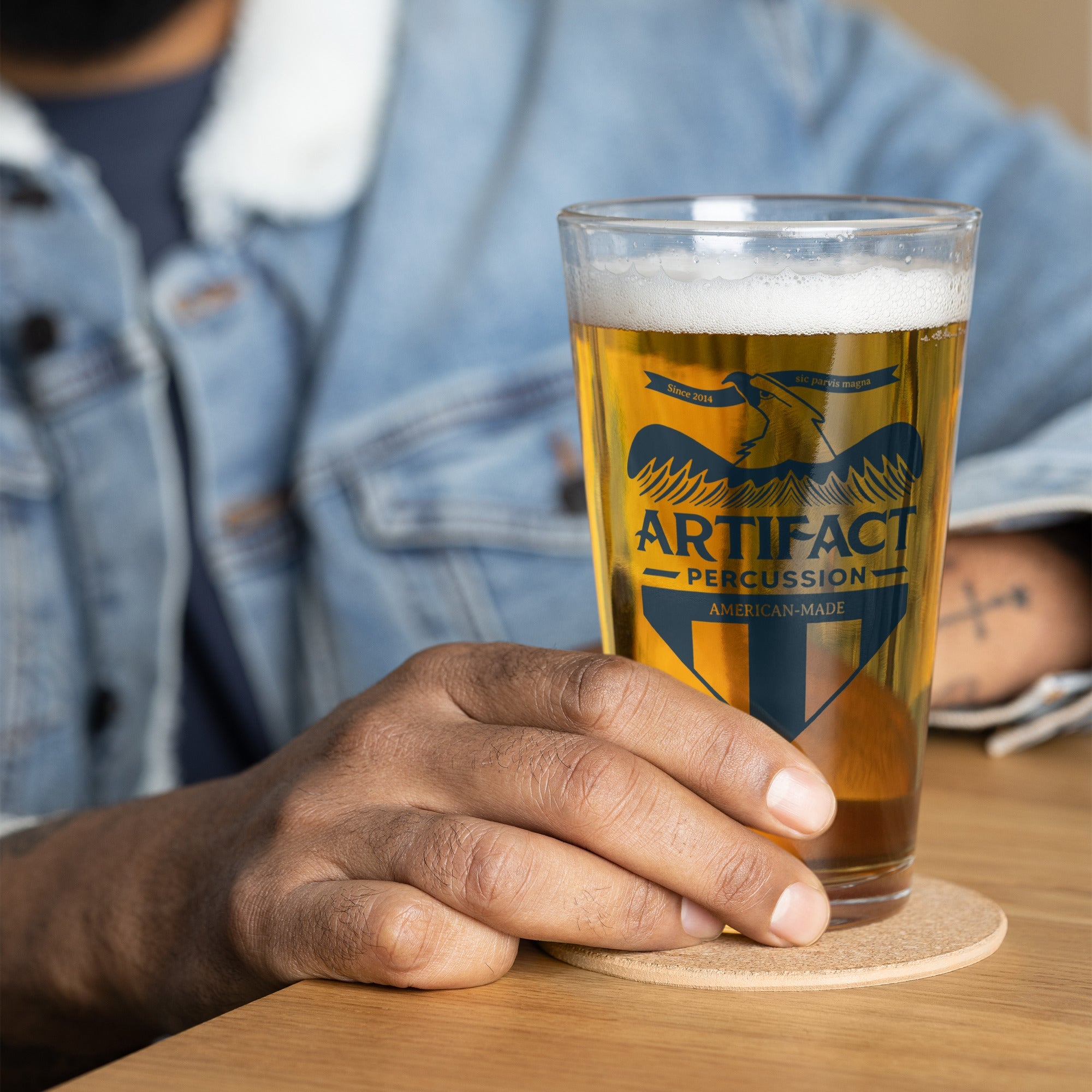  - Arti Pint Glass - Artifact Percussion