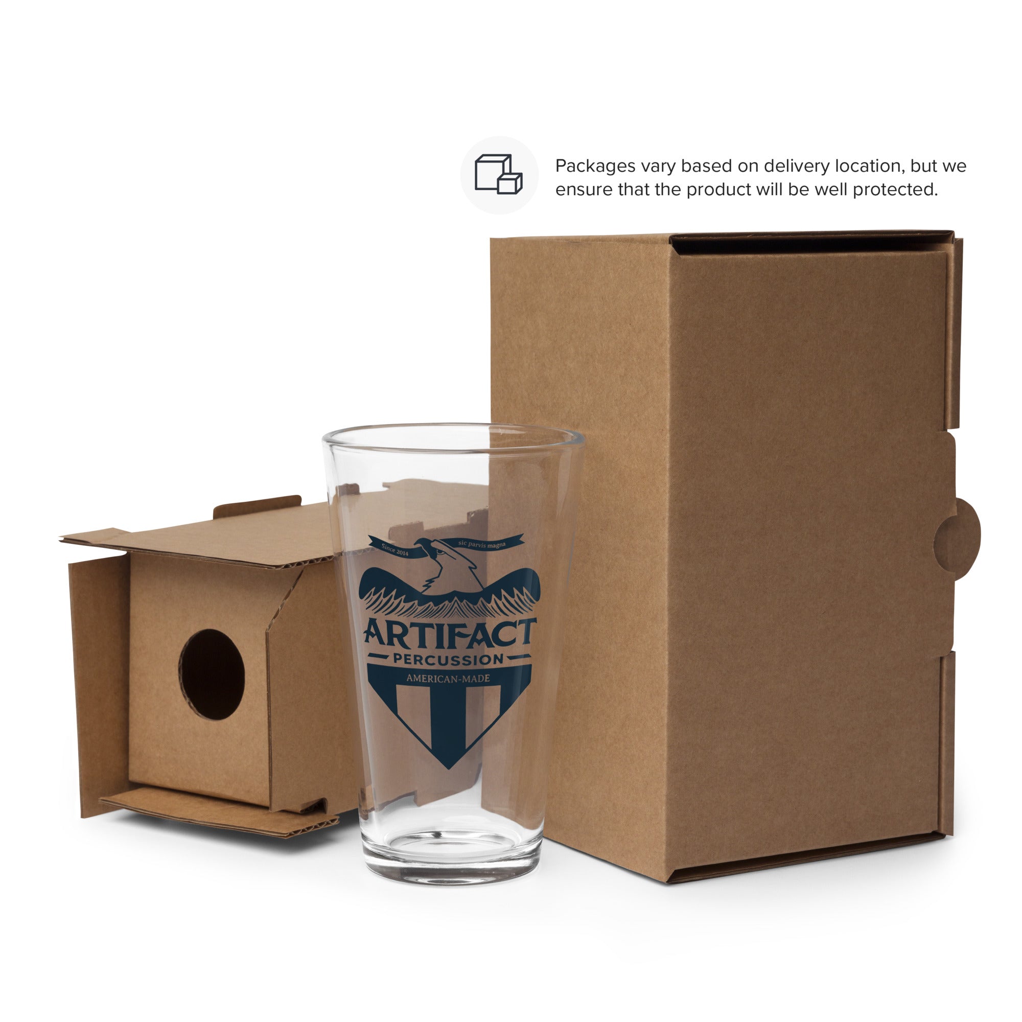  - Arti Pint Glass - Artifact Percussion