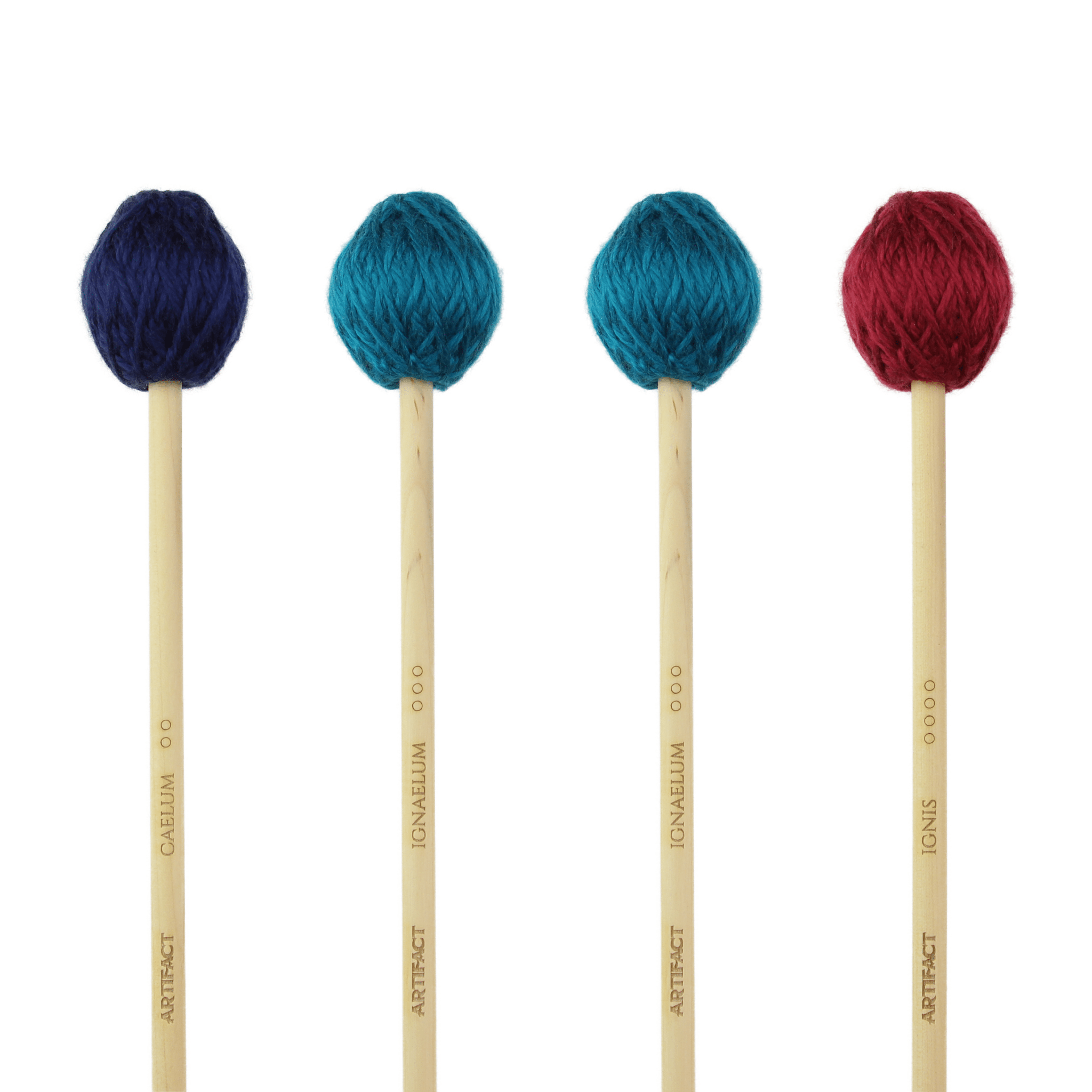 Marimba Mallets - Classic Series Custom Graduated Set (set of 4 mallets) - Artifact Percussion