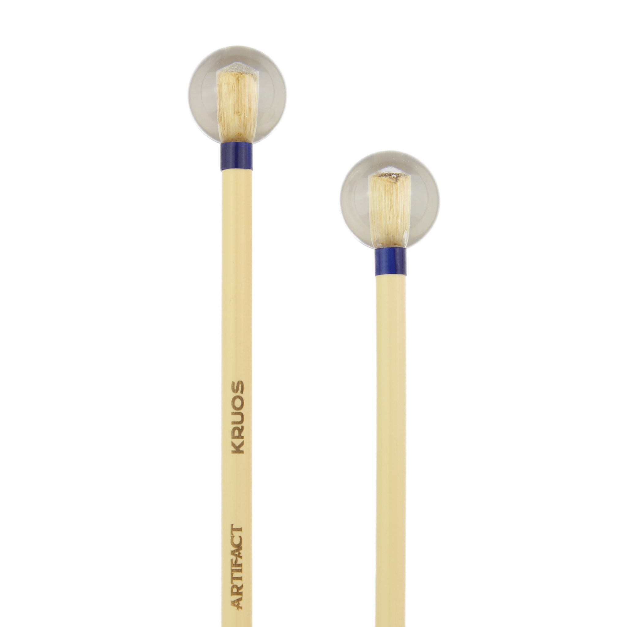 Glockenspiel Mallets - Krúos | 1" Clear Acrylic | Very Hard - Artifact Percussion