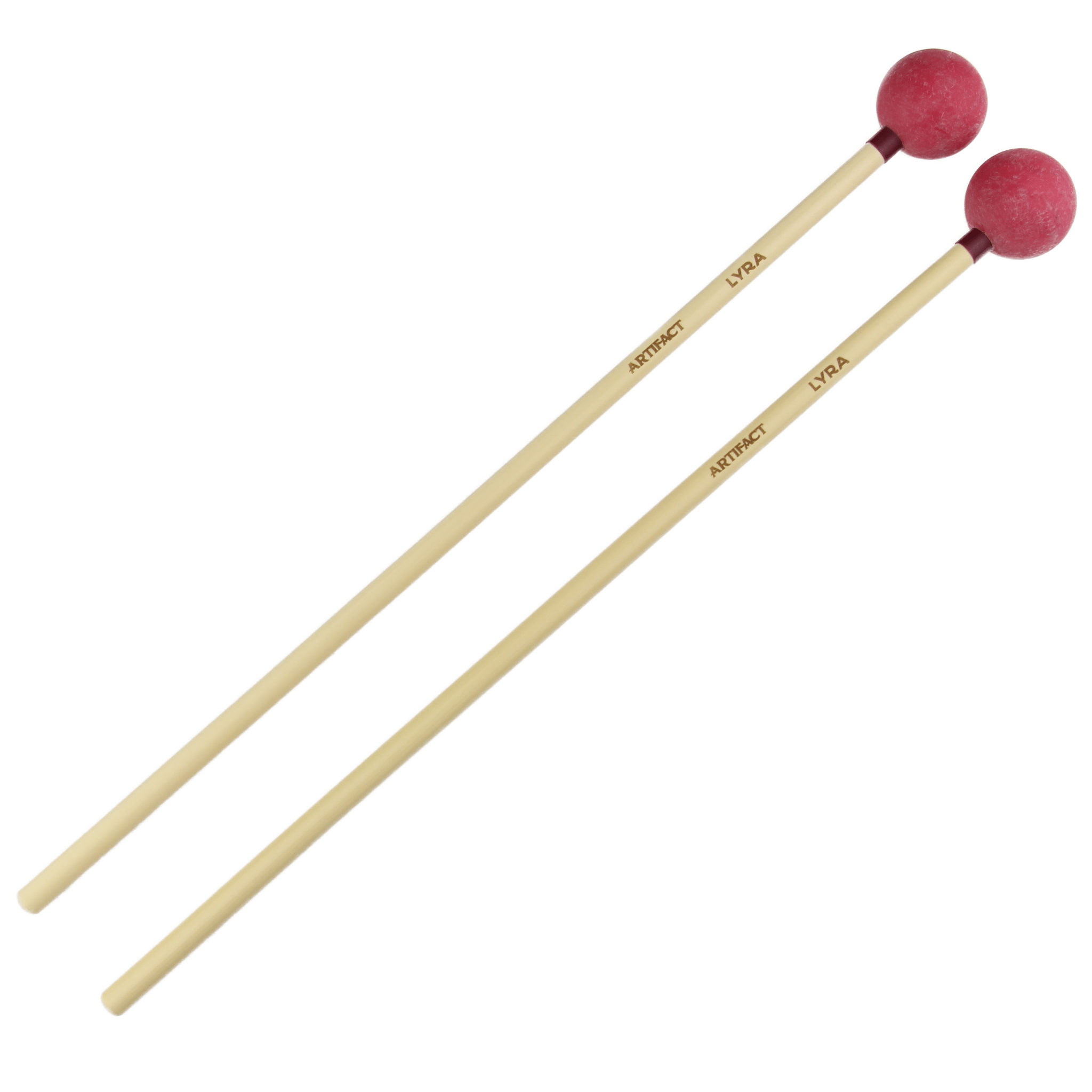 Xylophone Mallets - Lyra | 1 1/4" Hybrid Rubber | Med. to Hard | Xylophone Mallets - Artifact Percussion