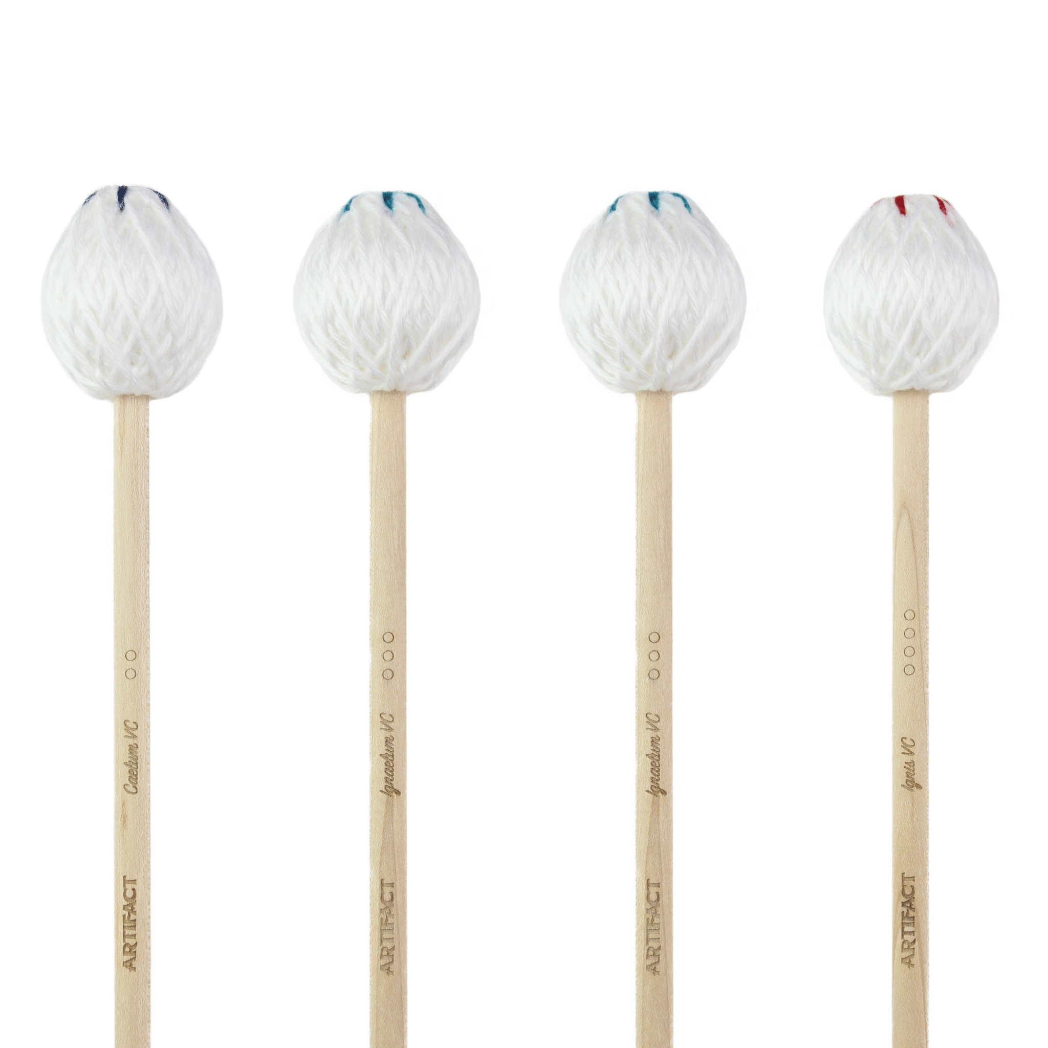 Marimba Mallets - VC Series Custom Graduated Set (set of 4 mallets) - Artifact Percussion